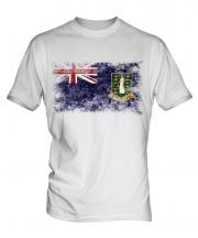 Uk Virgin Islands Distressed Flag Mens T-Shirt