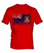 Uk Virgin Islands Distressed Flag Mens T-Shirt
