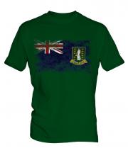 Uk Virgin Islands Distressed Flag Mens T-Shirt