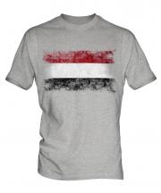 Yemen Distressed Flag Mens T-Shirt