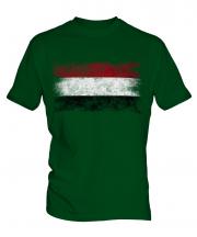 Yemen Distressed Flag Mens T-Shirt