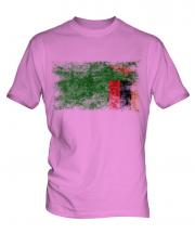 Zambia Distressed Flag Mens T-Shirt