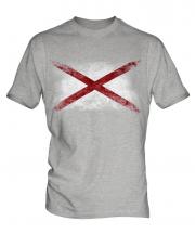 Alaska State Distressed Flag Mens T-Shirt