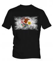Illinois State Distressed Flag Mens T-Shirt