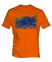 Nevada State Distressed Flag Mens T-Shirt