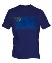 Nevada State Distressed Flag Mens T-Shirt