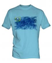 Nevada State Distressed Flag Mens T-Shirt