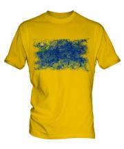 Nevada State Distressed Flag Mens T-Shirt