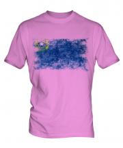 Nevada State Distressed Flag Mens T-Shirt