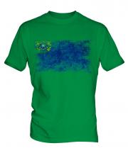 Nevada State Distressed Flag Mens T-Shirt