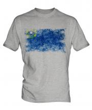 Nevada State Distressed Flag Mens T-Shirt
