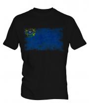 Nevada State Distressed Flag Mens T-Shirt