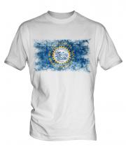 South Dakota State Distressed Flag Mens T-Shirt