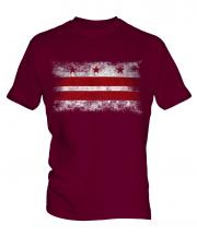 Washington Dc Distressed Flag Mens T-Shirt