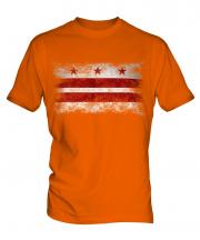 Washington Dc Distressed Flag Mens T-Shirt