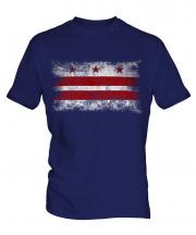 Washington Dc Distressed Flag Mens T-Shirt