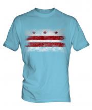 Washington Dc Distressed Flag Mens T-Shirt