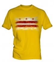 Washington Dc Distressed Flag Mens T-Shirt