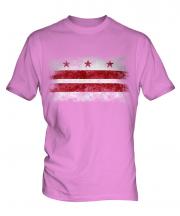 Washington Dc Distressed Flag Mens T-Shirt