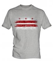 Washington Dc Distressed Flag Mens T-Shirt