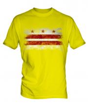 Washington Dc Distressed Flag Mens T-Shirt