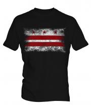 Washington Dc Distressed Flag Mens T-Shirt