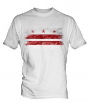 Washington Dc Distressed Flag Mens T-Shirt