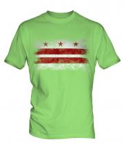 Washington Dc Distressed Flag Mens T-Shirt