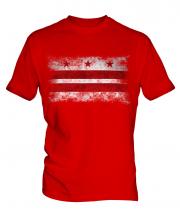 Washington Dc Distressed Flag Mens T-Shirt