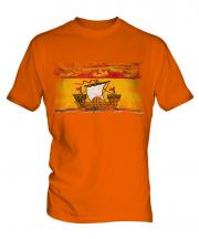 New Brunswick Distressed Flag Mens T-Shirt