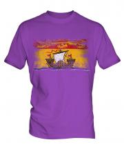 New Brunswick Distressed Flag Mens T-Shirt