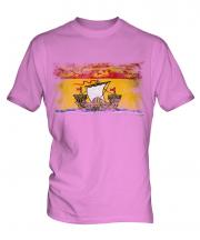 New Brunswick Distressed Flag Mens T-Shirt
