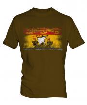 New Brunswick Distressed Flag Mens T-Shirt