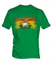 New Brunswick Distressed Flag Mens T-Shirt