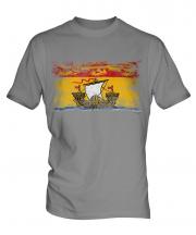 New Brunswick Distressed Flag Mens T-Shirt