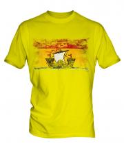 New Brunswick Distressed Flag Mens T-Shirt