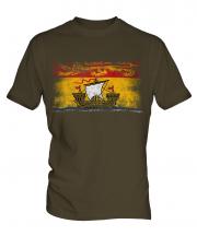 New Brunswick Distressed Flag Mens T-Shirt