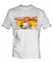 New Brunswick Distressed Flag Mens T-Shirt