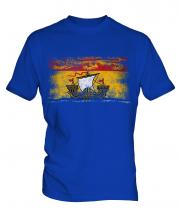 New Brunswick Distressed Flag Mens T-Shirt