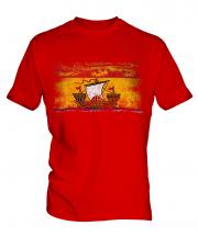 New Brunswick Distressed Flag Mens T-Shirt