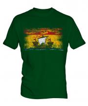 New Brunswick Distressed Flag Mens T-Shirt