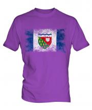 Northwest Territories Distressed Flag Mens T-Shirt