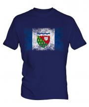 Northwest Territories Distressed Flag Mens T-Shirt