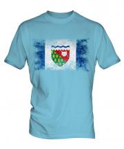 Northwest Territories Distressed Flag Mens T-Shirt