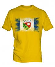 Northwest Territories Distressed Flag Mens T-Shirt