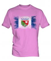 Northwest Territories Distressed Flag Mens T-Shirt
