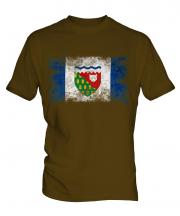 Northwest Territories Distressed Flag Mens T-Shirt