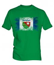 Northwest Territories Distressed Flag Mens T-Shirt