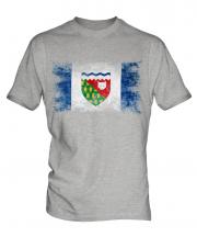 Northwest Territories Distressed Flag Mens T-Shirt