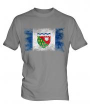 Northwest Territories Distressed Flag Mens T-Shirt